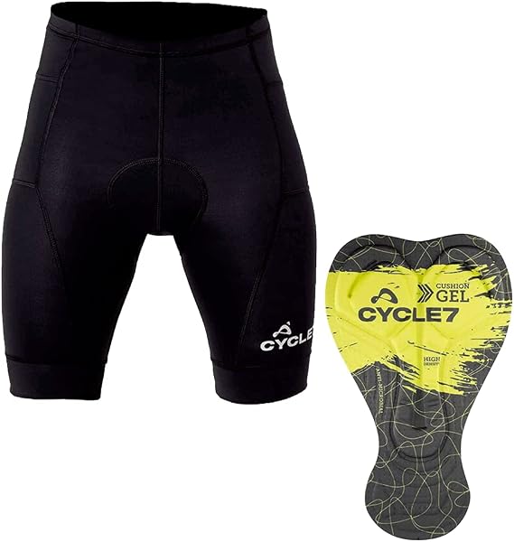 Bermuda Ciclismo Masculina Cycle7 Forro Gel D80 e Bolsos MTB
