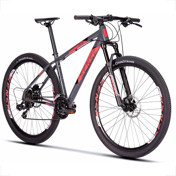 Bicicleta Aro 29 Sense One 2024 Freio Hidráulico 3x7 Velocidades Grafite Rosa Tamanho 17