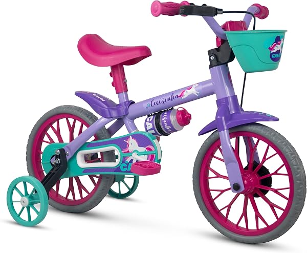 Bicicleta Infantil Caloi Cecizinha Aro 12 com Rodinhas