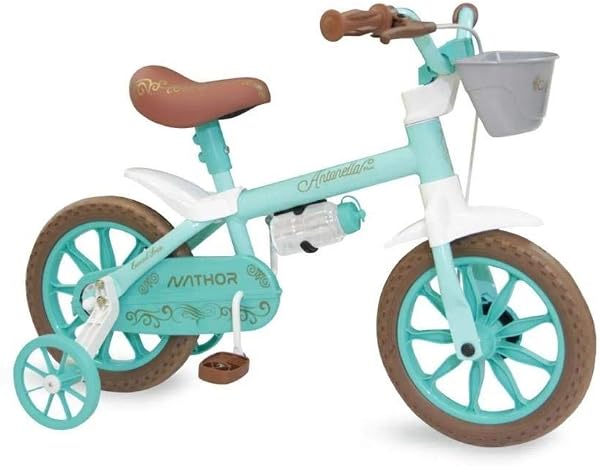 Bicicleta Infantil Nathor Antonella Baby Aro 12 com Rodinhas