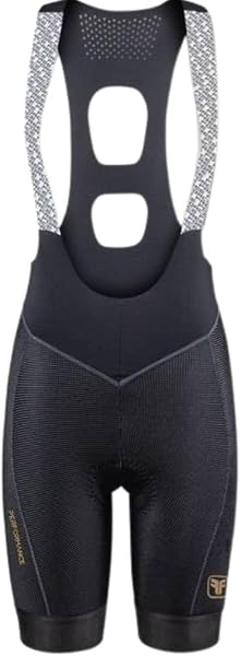 Bretelle Ciclismo Feminino Free Force Performance Preto