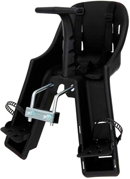 Cadeirinha Baby Bike Kalf Infantil Dianteira Preta KF400