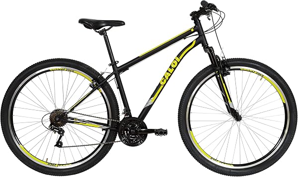 Caloi Velox Aro 29 MY23 Tamanho 17 Câmbio 21 Velocidades Preta