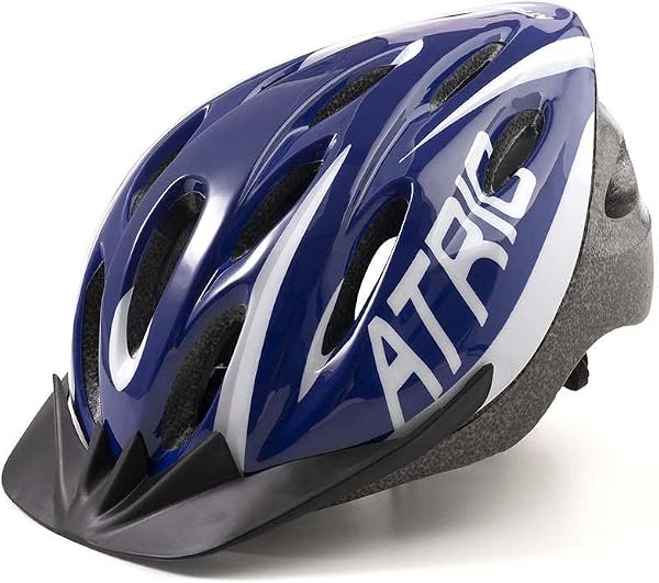 Capacete Atrio MTB 2.0 Azul e Branco com Led