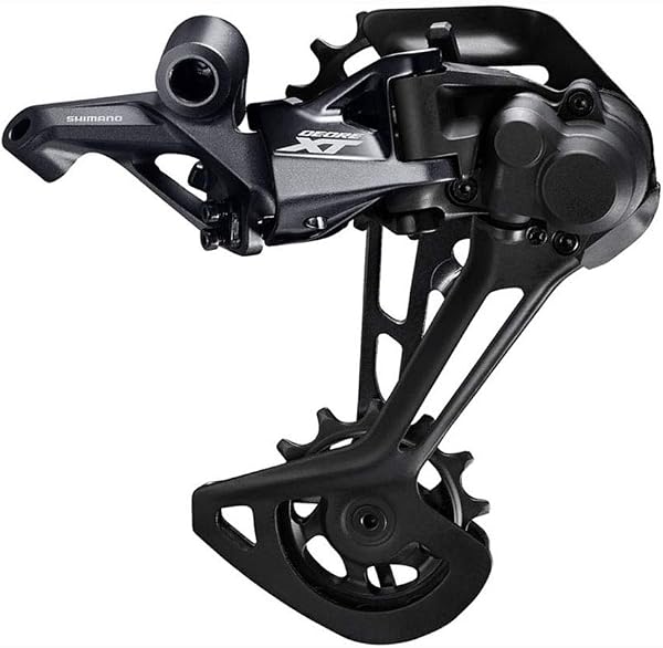 Desviador Traseiro Shimano Deore XT RD-M8100 SGS 12 Velocidades Preto/Cinza
