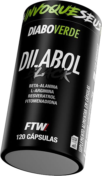 FTW Dilabol Black Diabo Verde 120 Capsulas Vasodilatador Pre-Treino
