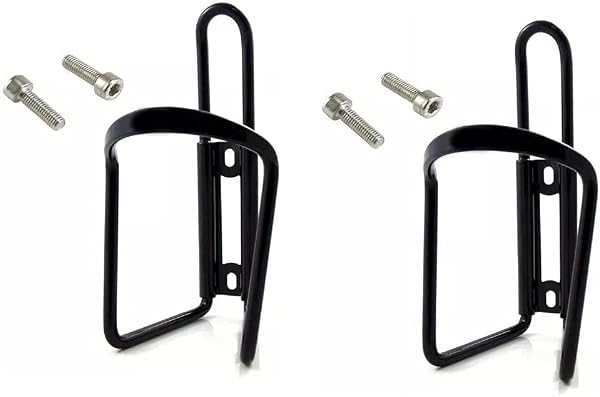 Kit 2 Suportes Garrafa Aluminio Caramanhola Bicicleta Universal