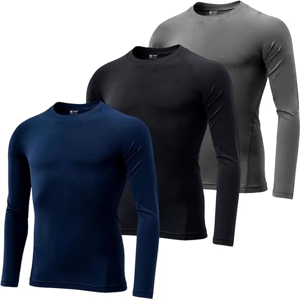 Kit 3 Camisetas Termicas Protecao Solar UV 50+ Manga Longa Dry Fit by ZAROC