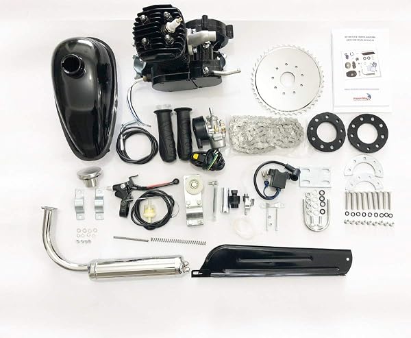 Kit Motor 80cc Bicicleta Importway 2t Preto
