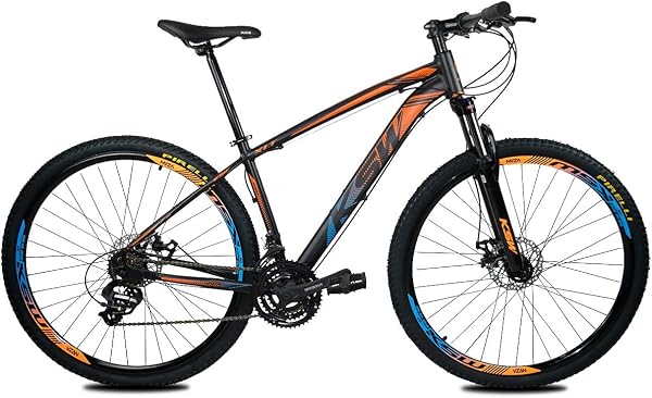 KSW XLT Color Aro 29 24v Freio Hidráulico Suspensão com Trava