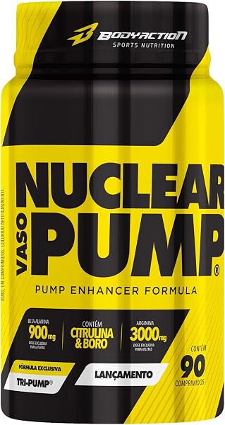 Nuclear Vaso Pump 90 Comprimidos Bodyaction Arginina Beta Alanina