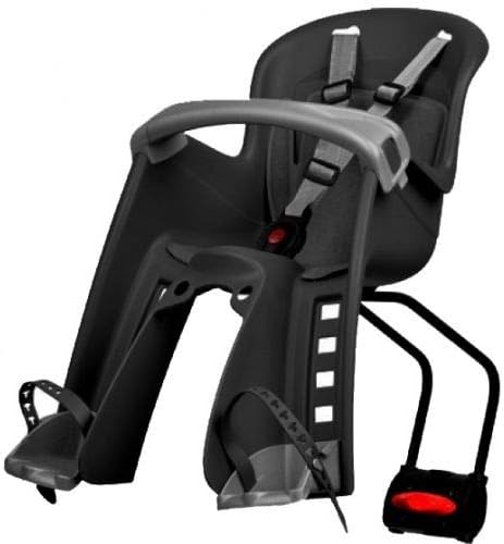 Polisport Bilby Jr FF Cadeirinha Infantil Dianteira Fixacao no Quadro Preta Cinza