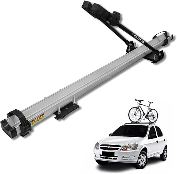 Rack de Teto Transbike em Alumínio Prata Projecar