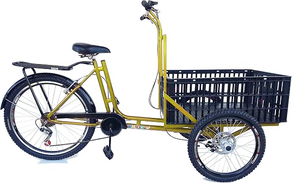Valdo Bike Triciclo de Carga Dianteira 7 Marchas