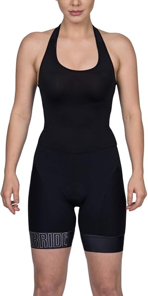 Woom Supreme Bretelle de Ciclismo Feminino Preto/Branco